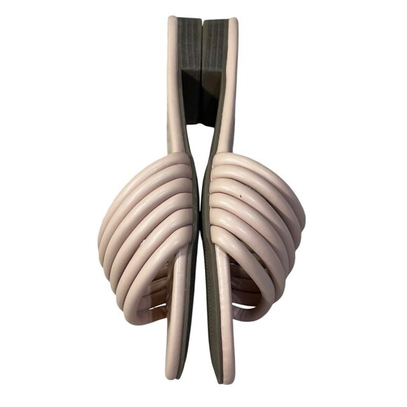 Loft Slide Sandal Pink Slip-on Size 8 Straps Low Block Heel - Picture 7 of 9